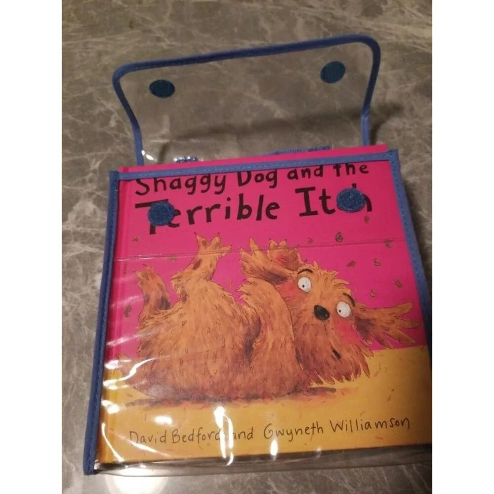 Children's books collection in carrying case